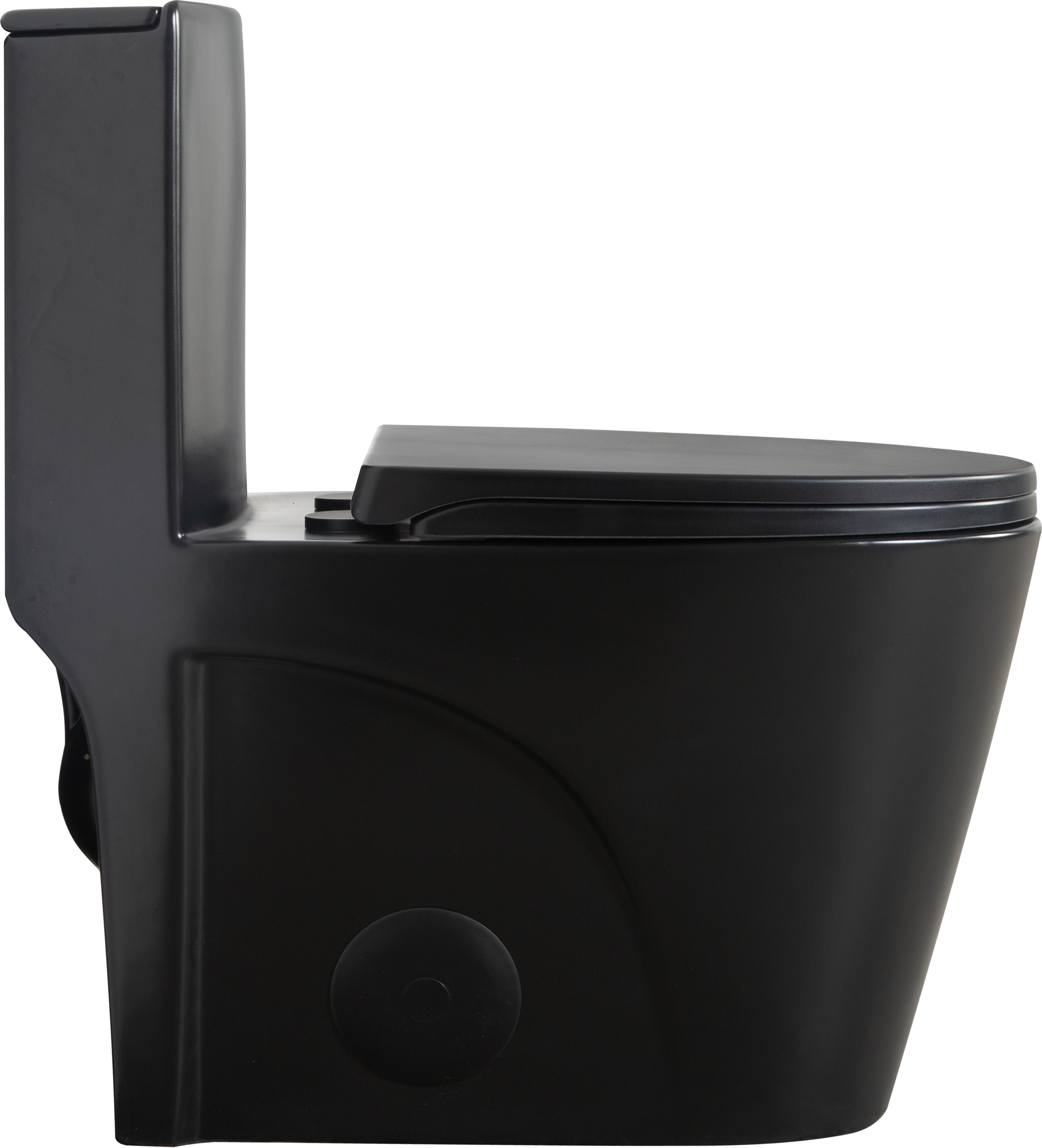 One Piece Toilet 1.1/1.60 GPF Dual-Flush, Water-Saving Elongated Comfort Height Floor Mounted, Soft Close Seat, 1000 Gram Map Flushing Score Toilet, Matte Black 23T01-MB-1