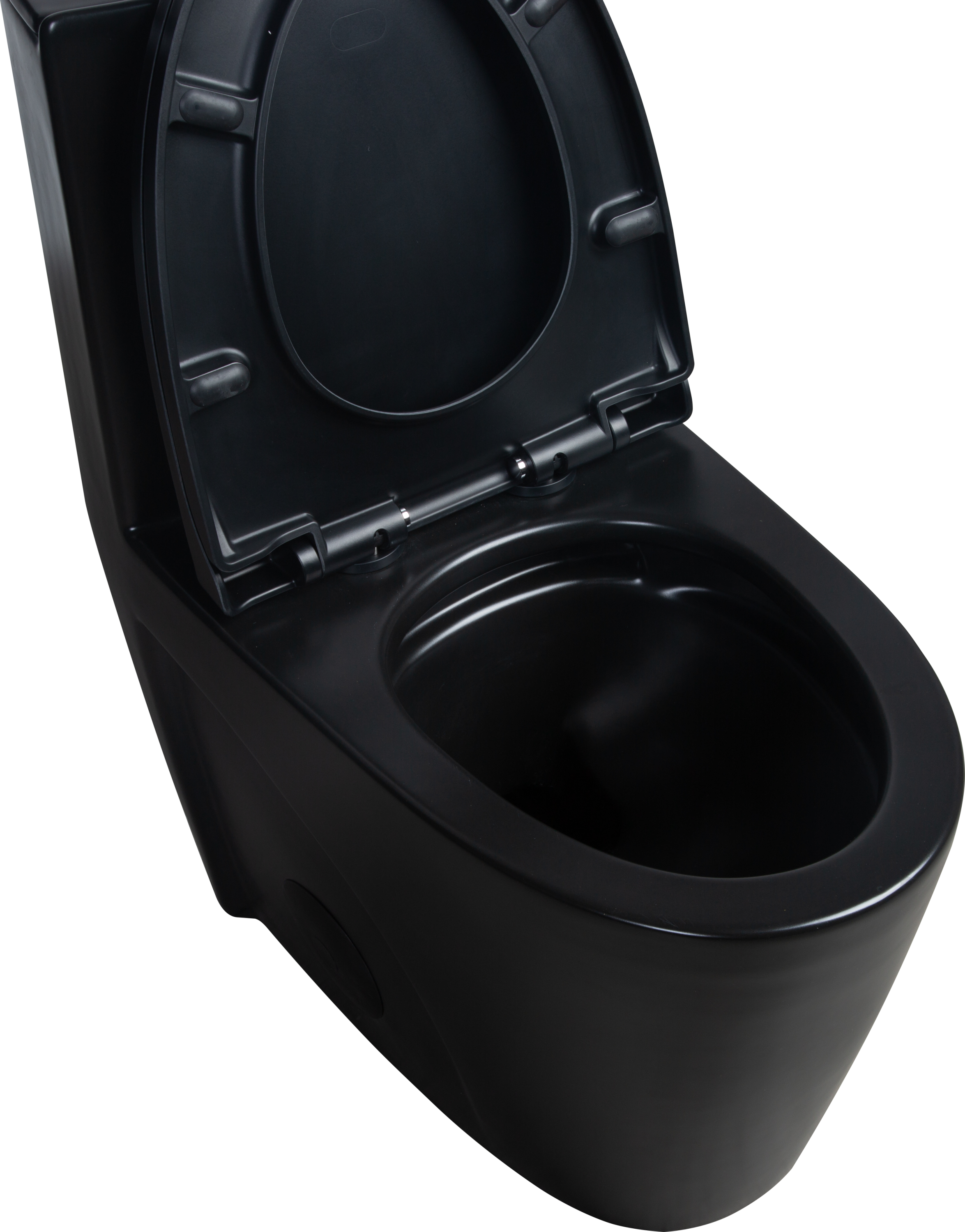 One Piece Toilet 1.1/1.60 GPF Dual-Flush, Water-Saving Elongated Comfort Height Floor Mounted, Soft Close Seat, 1000 Gram Map Flushing Score Toilet, Matte Black 23T01-MB-1